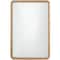 Gold Metal Wall Mirror with Beaded Detailing 24" x 2" x 36"